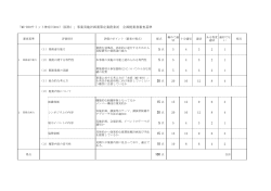 審査基準表 [PDFファイル／6KB] - ME-BYO サミット神奈川｜ME