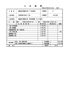 道路排水整備工事（19区地区） （PDF：37.8KB）