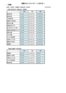 1系統 (朝谷町⇒塩屋駅)