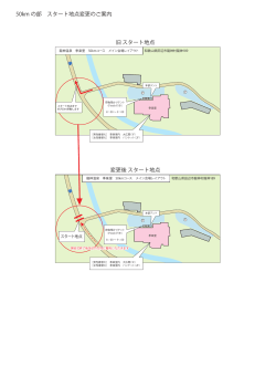 50kmスタート地点変更案内