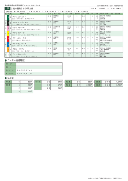 2R 2歳未勝利 サラ系2歳 コーナー通過順位 払戻金