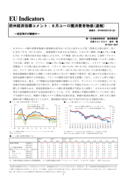 Economic Indicators 定例経済指標レポート