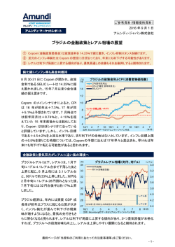 ブラジルの金融政策とレアル相場の展望
