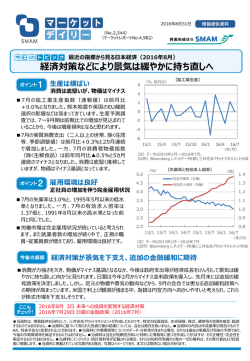 雇用環境は良好 - 三井住友アセットマネジメント