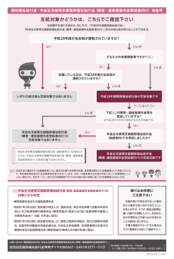 「臨時福祉給付金・年金生活者等支援臨時福祉給付金（障害