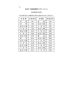 松本忠 鉄道風景画ギャラリートレイン 2016年9月1日(木)