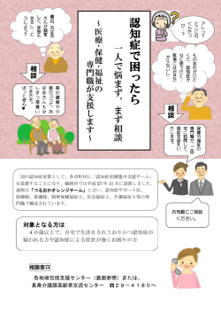 鶴岡市認知症初期集中支援 （PDF：259KB）