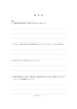 調査票（PDF：89KB）