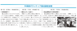 Page 1 外国語ボランティア養成講座前期 第1回 5/28土)参加者59名目