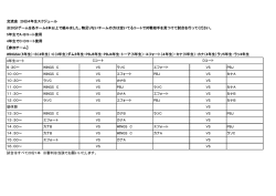 2016年8月29日4年生スケジュール