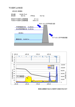 下久保ダムの状況