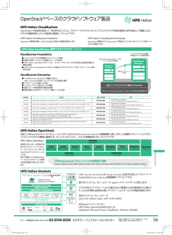 クラウドソフトウェア（Helion）製品