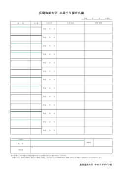 卒業生在職者名簿（PDF）
