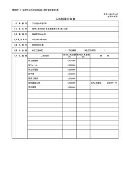 下水道公共第7号 福崎工業団地下水道面整備工事（第3工区）