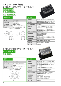マイクロステップ駆動 2相ステッピングモータドライバ 発振器