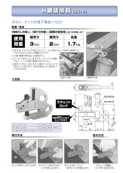 H鋼梁吊具（KT-1）