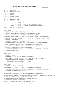 要項＆ドロー - 鈴鹿テニス協会