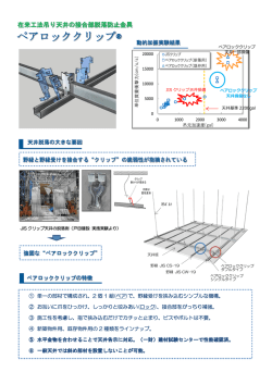 ペアロッククリップ - 千代田建工株式会社