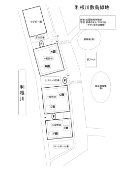 利根川敷島緑地 利 根 川