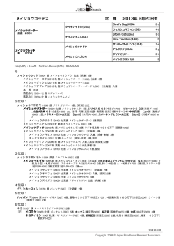 メイショウゴッデス 牝 鹿 2013年 2月20日生