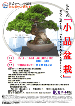 初 め て の - 台場区民センター