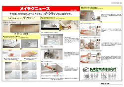 Page 1 THE CRASSO ザ・クラッソ の特徴 クリスタルカウンター(柄入り