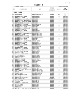 福祉避難所一覧
