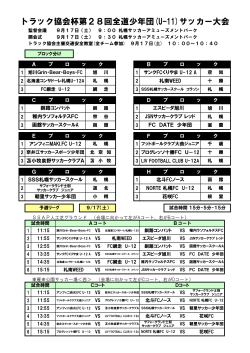 トラック協会杯第28回全道少年団(U-11)サッカー大会
