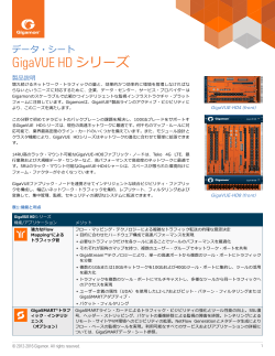 GigaVUE HD シリーズ
