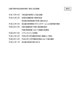 （資料3）山陽小野田市自治基本条例制定に至る経緯 [PDFファイル