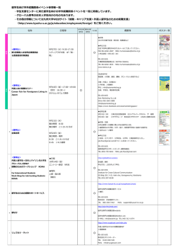 企業説明会・就職ガイダンス一覧 | Recruit event and