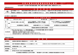 和 歌 山 県 宿 泊 施 設 奨 励 金 制 度 の 概 要