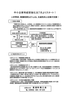 中小企業等経営強化法