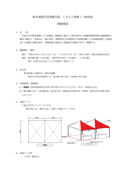 ミニ物産展 開催要領