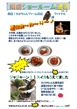 南店通信 VOL.30