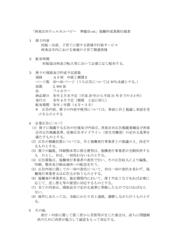 西東京市ウェルカムベビー準備Book 仕様書（PDF