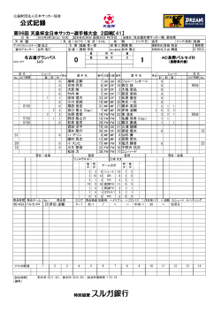 1‐0 - 日本サッカー協会