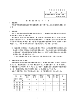 資 料 提 供 に つ い て