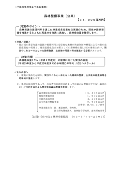 森林整備事業（公共）