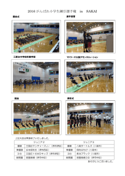 2016 がんばれ小学生綱引選手権 in SAKAI