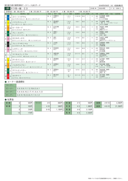 6R サラ系一般 C3 コーナー通過順位 払戻金