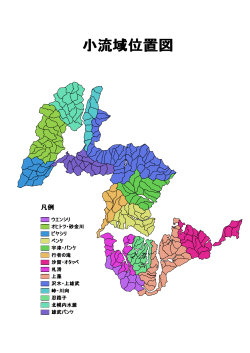 小流域位置図