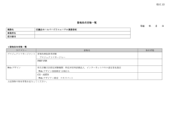 様式 13 資格保有者数一覧