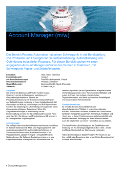 Account Manager (m/w)