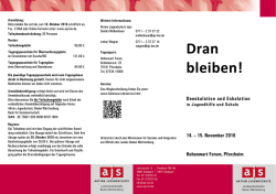 Dran bleiben!