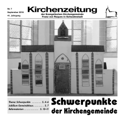 Kirchenzeitung September