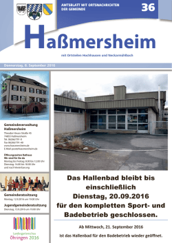 Ha&szlig;mersheim - Lokalmatador.de