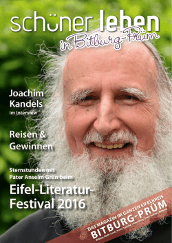 Jetzt runter laden  - Eifel Literatur Festival