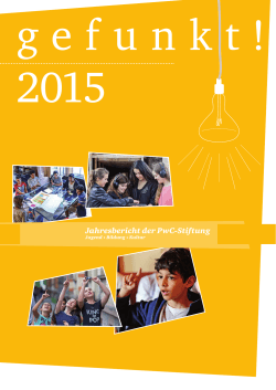 Zum Jahresbericht 2015