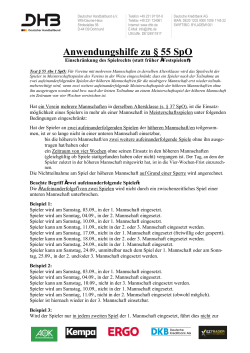 Anwendungshilfe zu &sect; 55 SpO